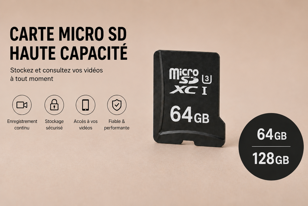 Carte micro SD haute capacité