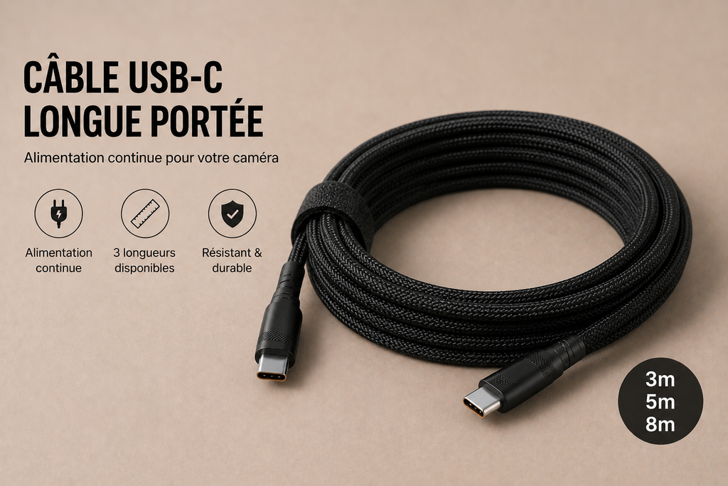 Câble USB-C longue portée