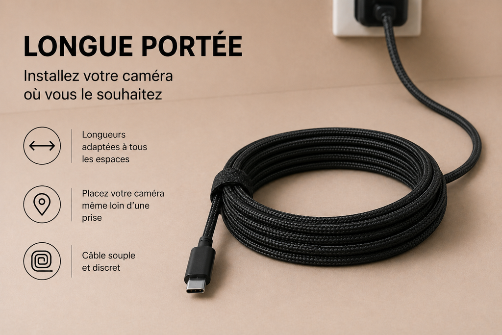 Câble USB-C longue portée